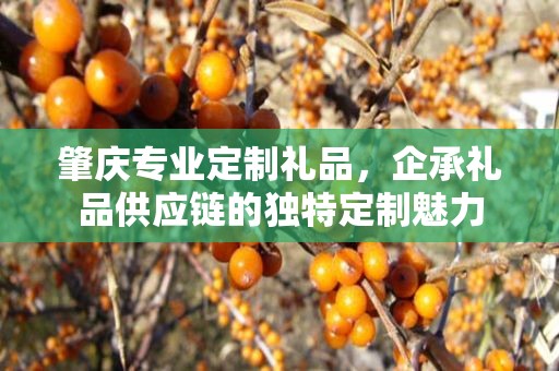 肇庆专业定制礼品，企承礼品供应链的独特定制魅力